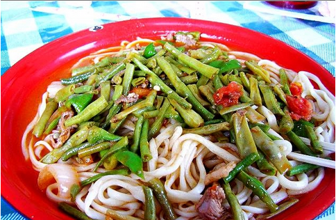 豆角拌面