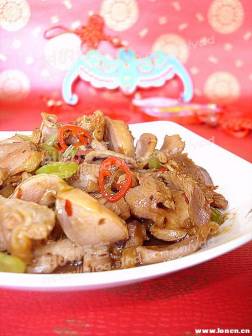 爆炒鸡胗