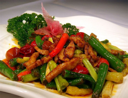 尖椒炒肉