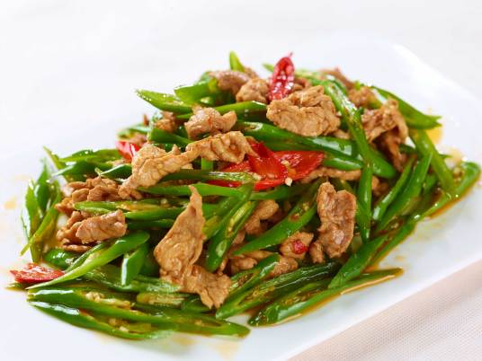 尖椒炒肉