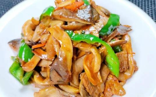 平菇炒肉