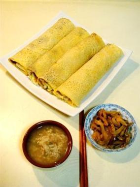 煎饼卷大葱
