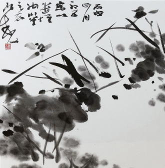 兰草 33x33cm 2006年作