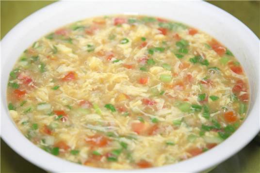 豆角烙饼拌汤