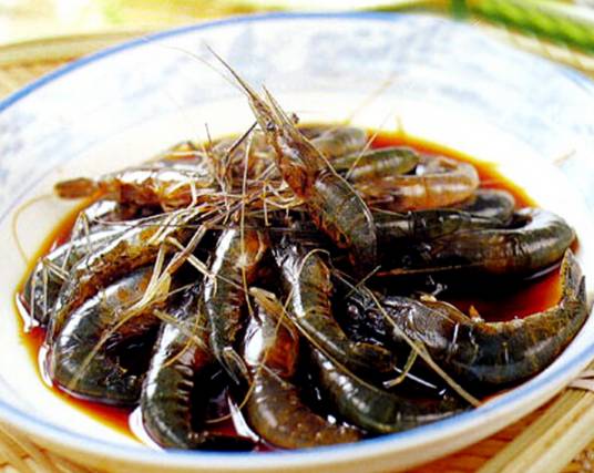 娘酒醉河虾