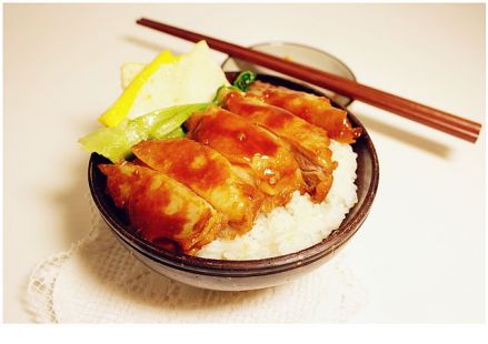 照烧鸡腿饭