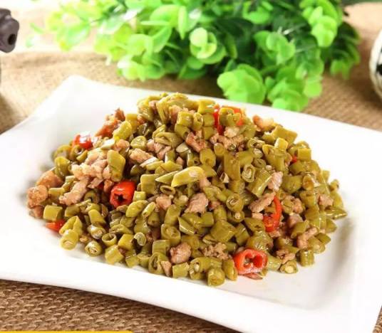 肉沫酸豆角
