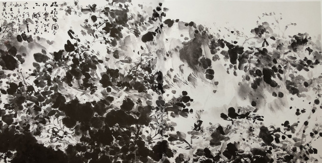 牡丹图 120x240cm 2011年作