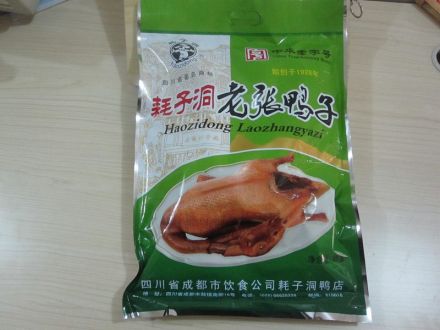 樟茶鸭 的外包装