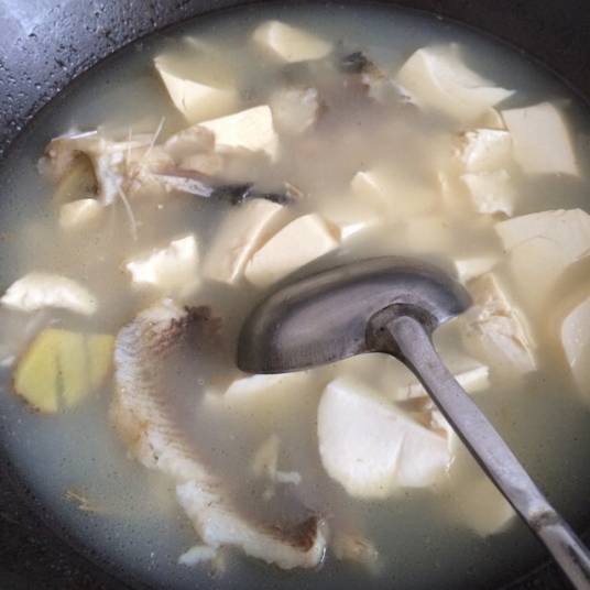 鱼尾豆腐汤