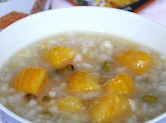 红薯绿豆粥
