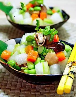 毛豆子炒冬瓜