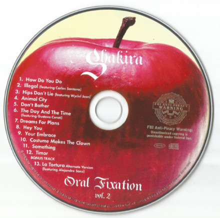 Oral Fixation, Vol. 2光盘
