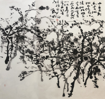 墨梅 89x97cm 2012年作