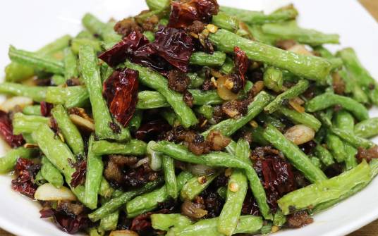 蒜煸豆角