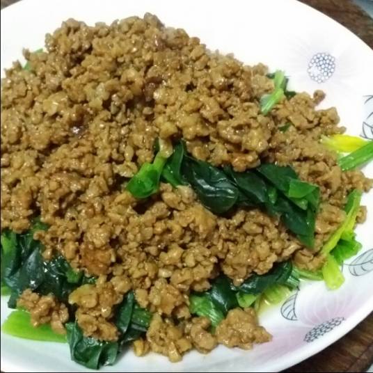 肉沫菠菜
