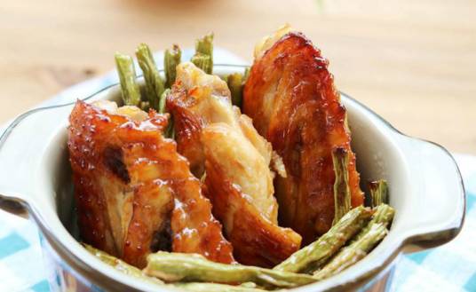 豆角烤鸡中翅