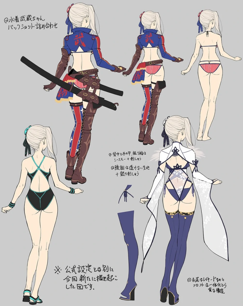 泳装武藏人设图