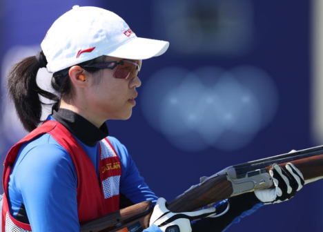 中国选手江伊婷在比赛中