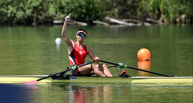 赵显臻赛后庆祝