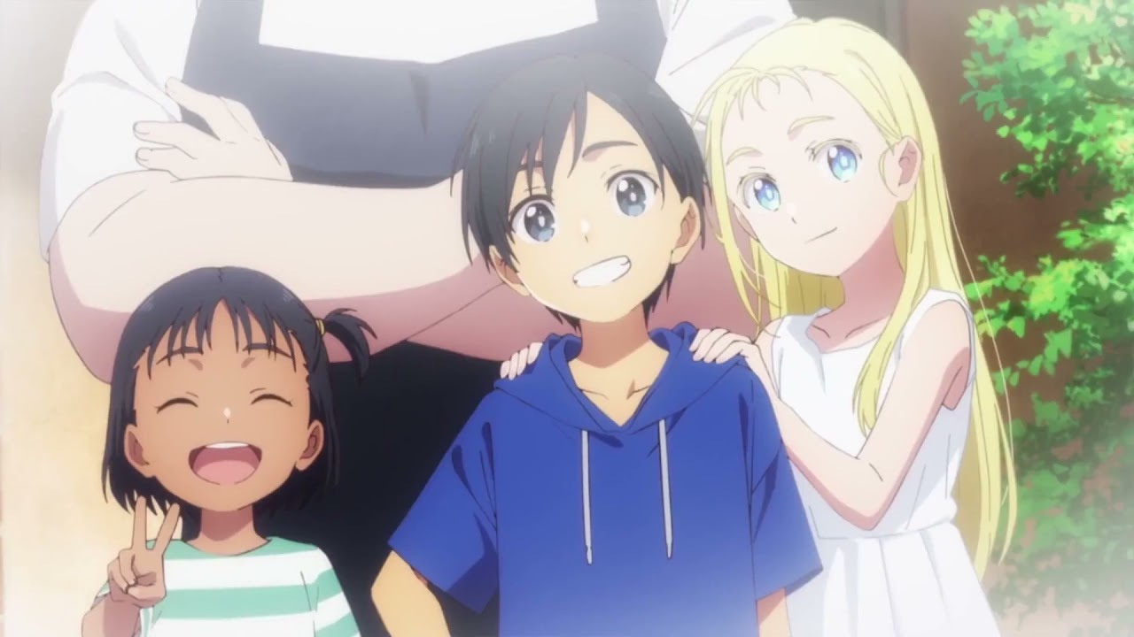幼年时期的三人合影