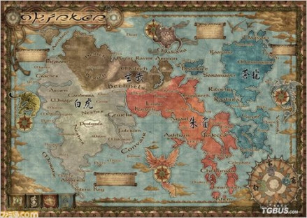 奥利恩斯世界地图