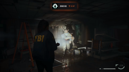 操控萨贾的场景，右下方显示为子弹数与电池计量