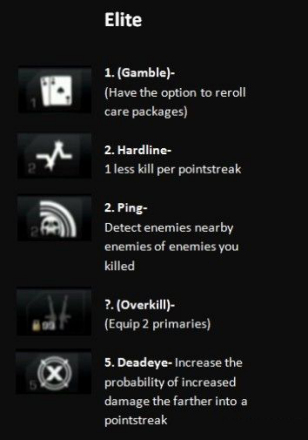 精英类Perk：