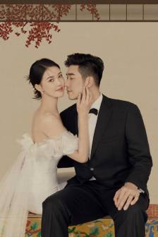 张常宁（左）与吴冠希