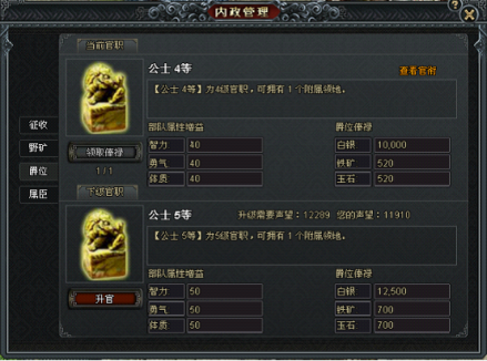 人物属性 