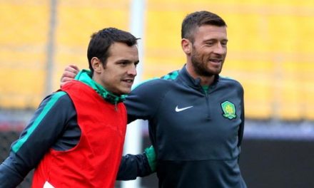 巴塔利亚与马季奇在训练中