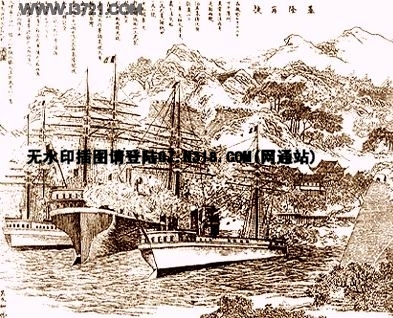 孤拔坐舰