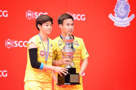 沙西丽（左一）2017SCG全泰国锦标赛冠军