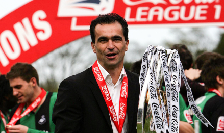 担任斯旺西主帅期间的马丁内斯