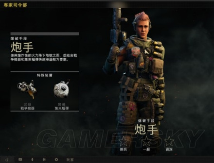 炮手