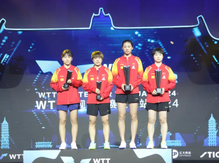 2024年WTT常规挑战赛太原站女双亚军获奖