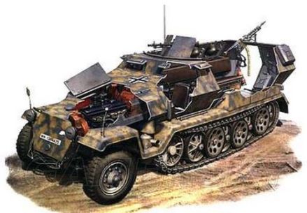 Sdkfz251装甲运兵车