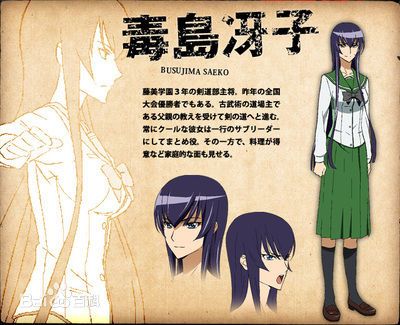 毒岛冴子人设