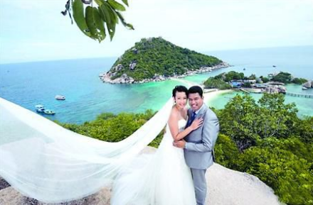 冯坤的泰式唯美婚纱照