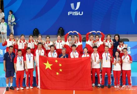 中国女排获成都大运会冠军