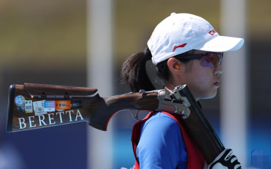 中国选手江伊婷在比赛中