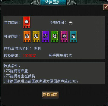 转换国家