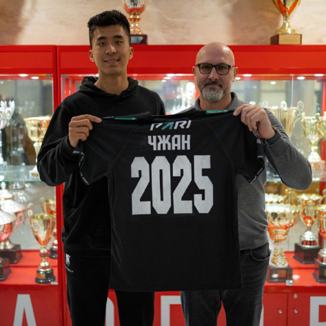 张景胤与俄超俱乐部别尔哥罗德狮子头续约