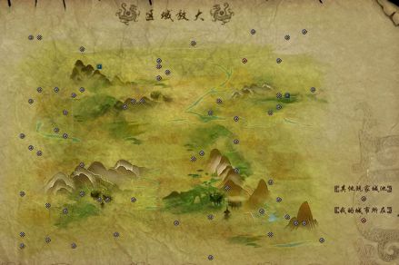 “战国风云”区域放大地图