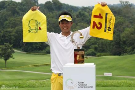 2010年他赢得亚太业锦标赛获美国大师赛资格 