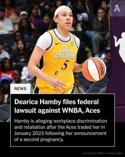 洛杉矶火花球员Dearica Hamby