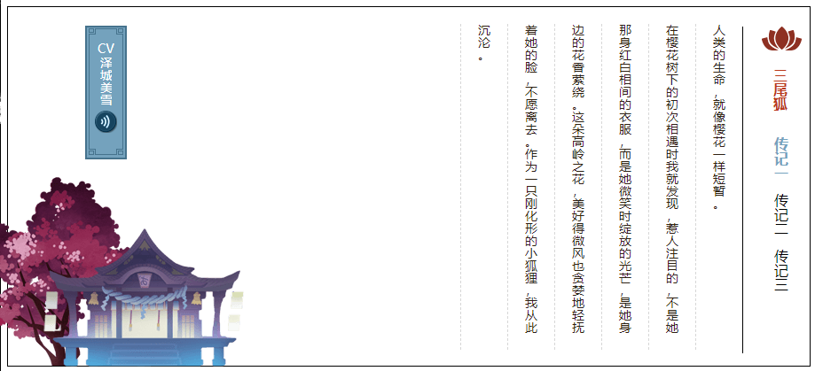 背景故事