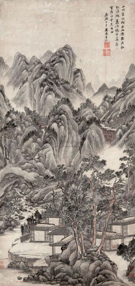 《闲看白云图》