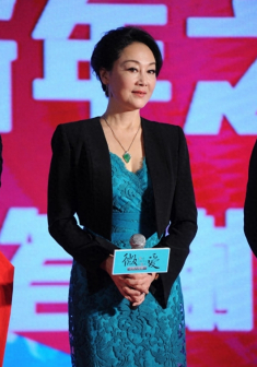 王姬参加《微爱之渐入佳境》发布会