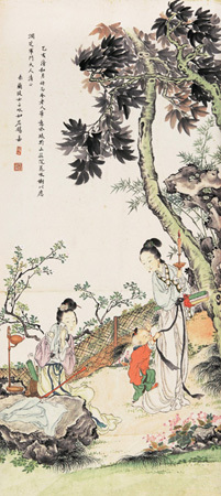 戏婴图
